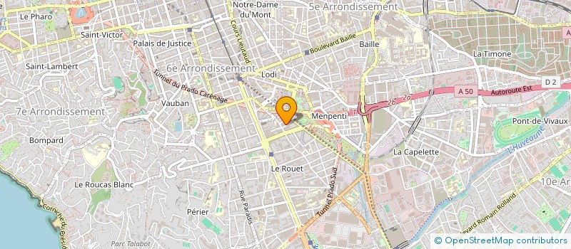 localisation de l'entreprise MONSIEUR ROMAIN BRO  MARSEILLE