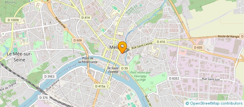 localisation de l'entreprise MONSIEUR ROMAIN BROCHET à MELUN