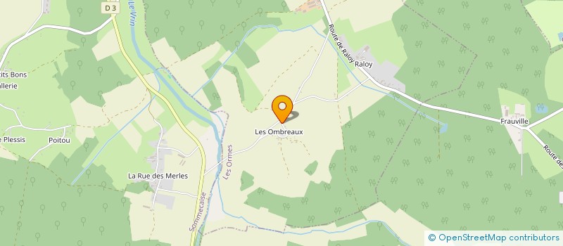 localisation de l'entreprise MONSIEUR ROMAIN BROQUET  LES ORMES