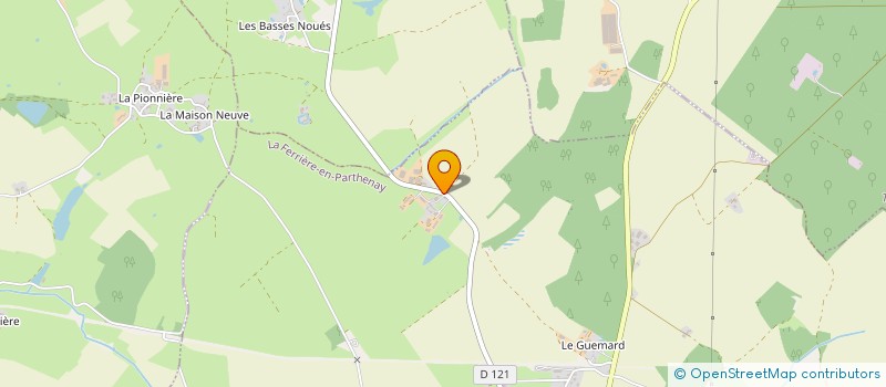 localisation de l'entreprise MONSIEUR ROMAIN BROTTIER à LA FERRIERE-EN-PARTHENAY