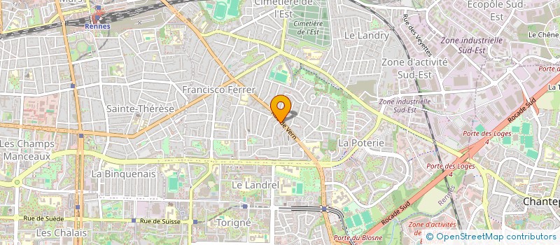 localisation de l'entreprise MONSIEUR ROMAIN BRUAND  RENNES