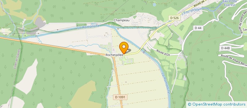 localisation de l'entreprise MONSIEUR ROMAIN BRUN  VILLARD-NOTRE-DAME