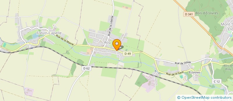 localisation de l'entreprise MONSIEUR ROMAIN BRUNELOT  ACQ