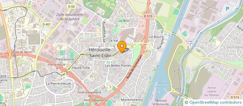 localisation de l'entreprise MONSIEUR ROMAIN BRUNET à HEROUVILLE SAINT CLAIR