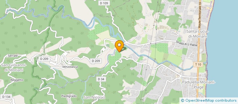 localisation de l'entreprise MONSIEUR ROMAIN BRUNINI  SAN-NICOLAO