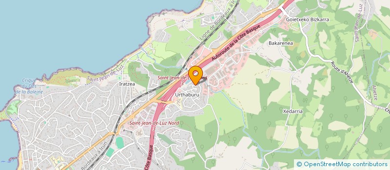 localisation de l'entreprise MONSIEUR ROMAIN BRUYER à SAINT-JEAN-DE-LUZ