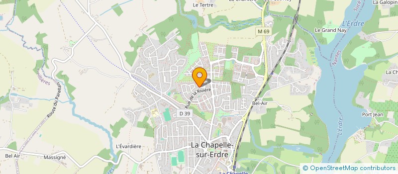 localisation de l'entreprise MONSIEUR ROMAIN BRUYERE à LA CHAPELLE-SUR-ERDRE