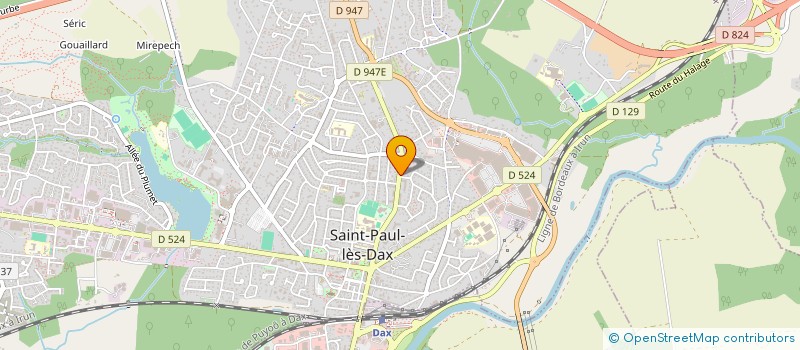localisation de l'entreprise MONSIEUR ROMAIN BUGNET à SAINT-PAUL-LES-DAX