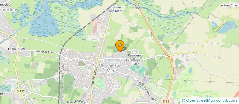 localisation de l'entreprise MONSIEUR ROMAIN BULTEAU  LES SABLES D'OLONNE