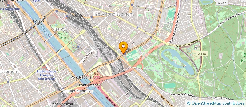 localisation de l'entreprise MONSIEUR ROMAIN BURGY  PARIS