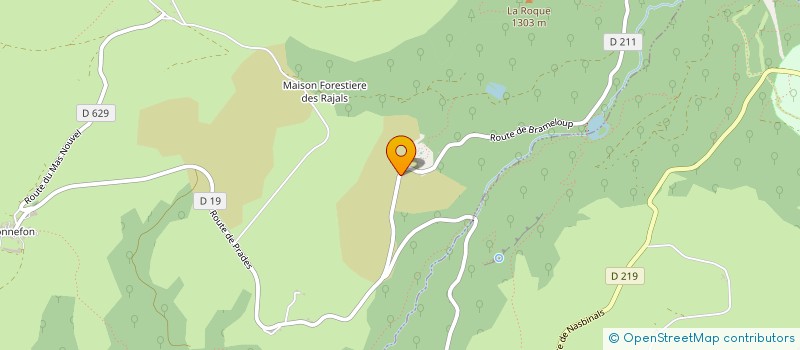 localisation de l'entreprise MONSIEUR ROMAIN BURLIGA  SAINT CHELY D'AUBRAC