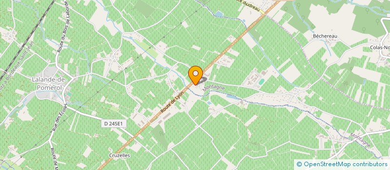 localisation de l'entreprise MONSIEUR ROMAIN BURNET-MERLIN  MONTAGNE