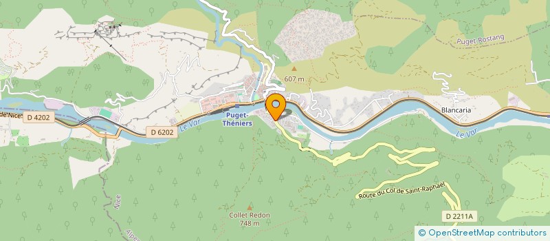 localisation de l'entreprise MONSIEUR ROMAIN BUTEAU  PUGET-THENIERS