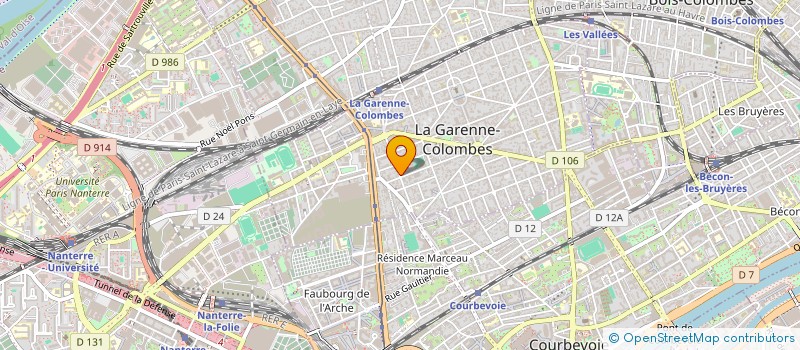 localisation de l'entreprise MONSIEUR ROMAIN BUZZI à LA GARENNE-COLOMBES