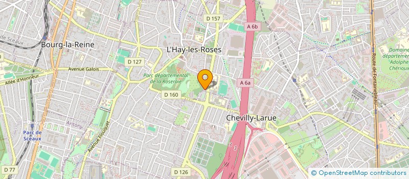 localisation de l'entreprise MONSIEUR ROMAIN CABALD  L'HAY-LES-ROSES