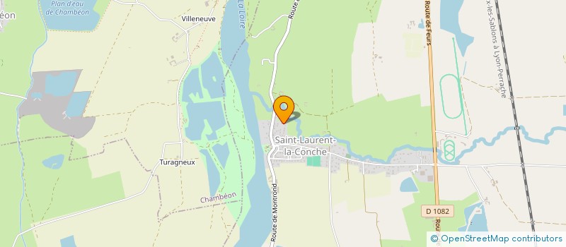 localisation de l'entreprise MONSIEUR ROMAIN CADAU  SAINT-LAURENT-LA-CONCHE