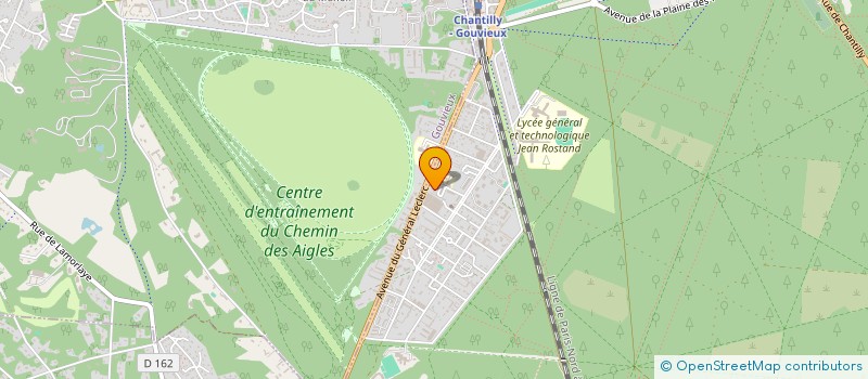 localisation de l'entreprise MONSIEUR ROMAIN CADOT à CHANTILLY