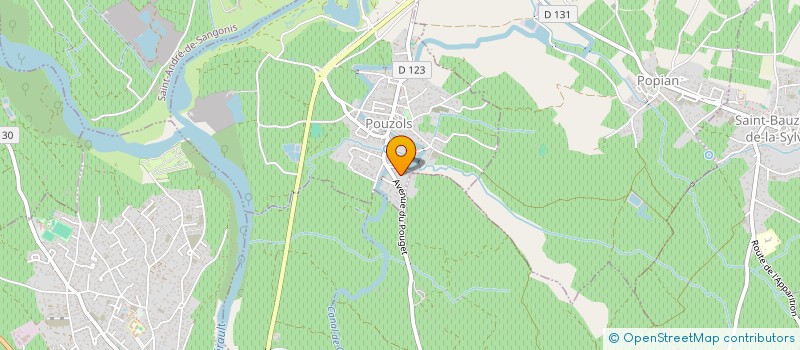 localisation de l'entreprise MONSIEUR ROMAIN CAGNEAUX  POUZOLS