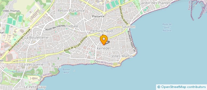 localisation de l'entreprise MONSIEUR ROMAIN CAHAGNE  SAINT-NAZAIRE