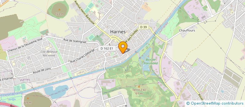 localisation de l'entreprise MONSIEUR ROMAIN CAILLET  HARNES