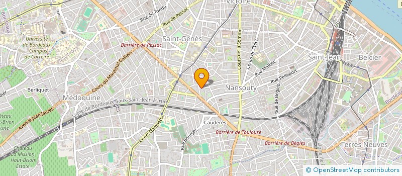 localisation de l'entreprise MONSIEUR ROMAIN CAILLET  BORDEAUX