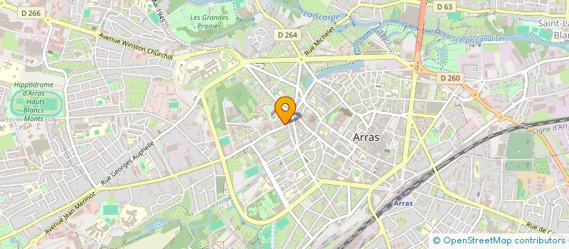 localisation de l'entreprise MONSIEUR ROMAIN CAILLIEREZ à ARRAS