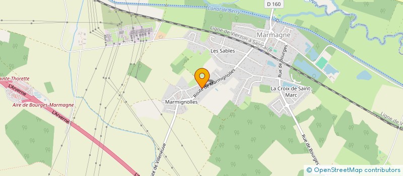 localisation de l'entreprise MONSIEUR ROMAIN CAINER  MARMAGNE