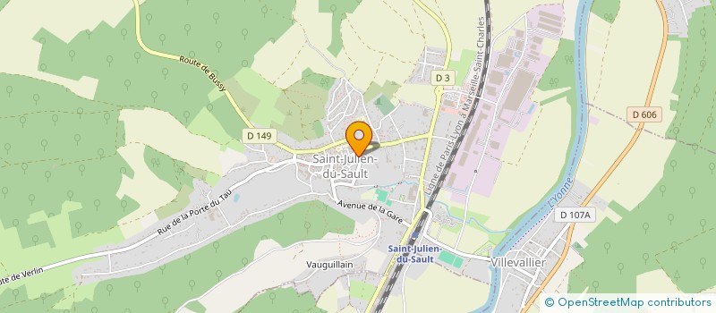 localisation de l'entreprise MONSIEUR ROMAIN CAJINA à SAINT-JULIEN-DU-SAULT