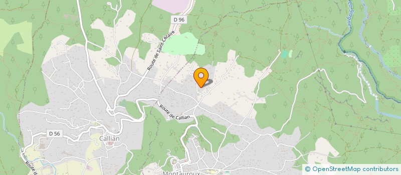 localisation de l'entreprise MONSIEUR ROMAIN CALIBRE  MONTAUROUX