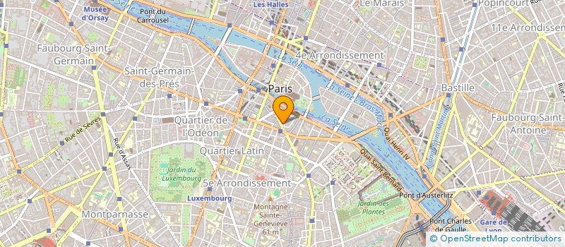 localisation de l'entreprise MONSIEUR ROMAIN CALLIGE  PARIS