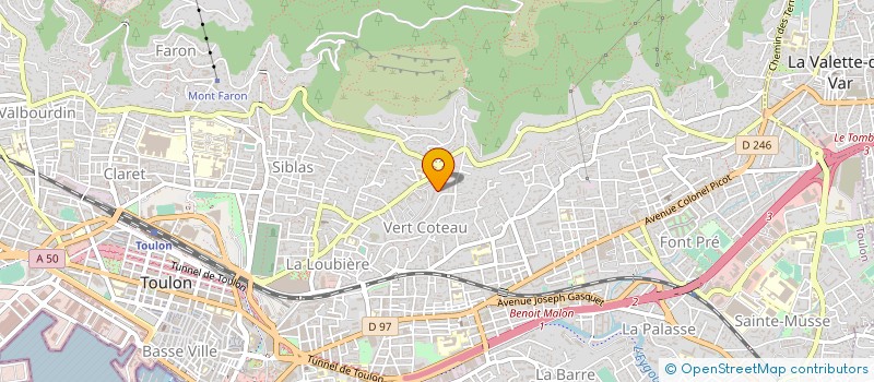 localisation de l'entreprise MONSIEUR ROMAIN CALMEL MAINGUET  TOULON