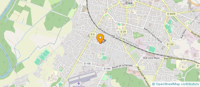 localisation de l'entreprise MONSIEUR ROMAIN CALVET à DAX