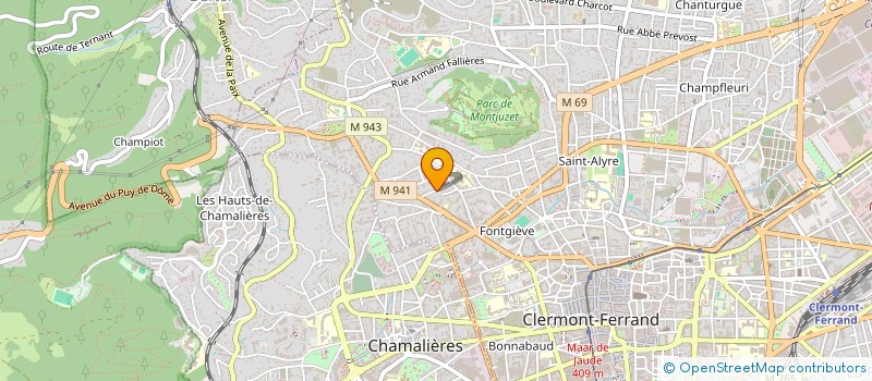 localisation de l'entreprise MONSIEUR ROMAIN CALY  CLERMONT-FERRAND