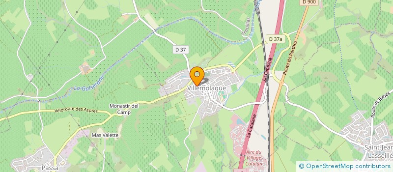 localisation de l'entreprise MONSIEUR ROMAIN CAMPARDOU  VILLEMOLAQUE