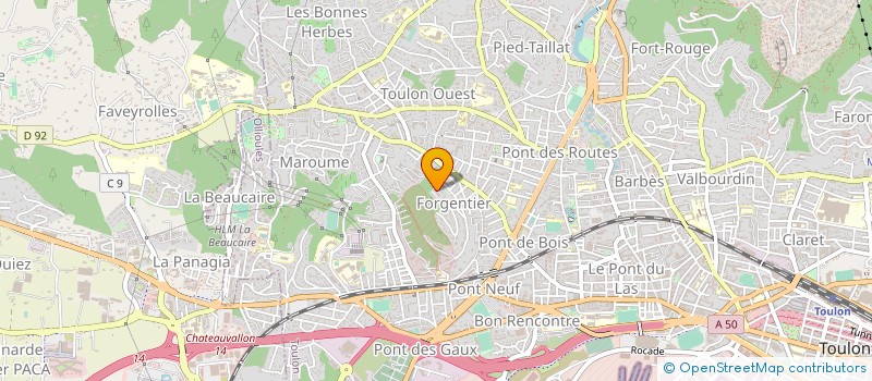 localisation de l'entreprise MONSIEUR ROMAIN CAMPELLONE à TOULON