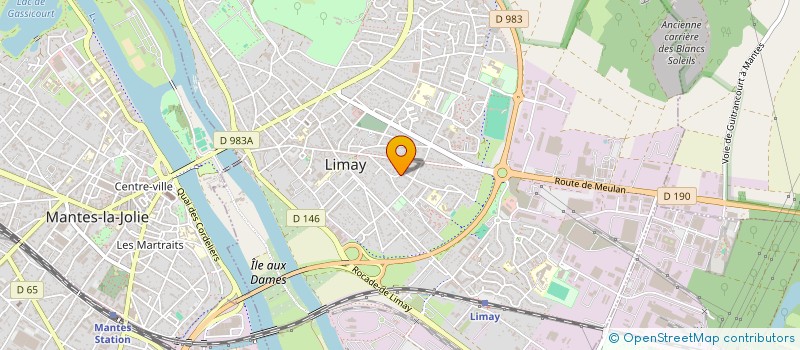 localisation de l'entreprise MONSIEUR ROMAIN CANDELAS  LIMAY