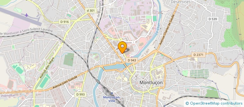 localisation de l'entreprise MONSIEUR ROMAIN CANET à MONTLUCON