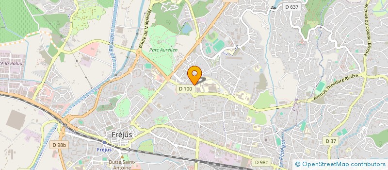 localisation de l'entreprise MONSIEUR ROMAIN CAPET  FREJUS