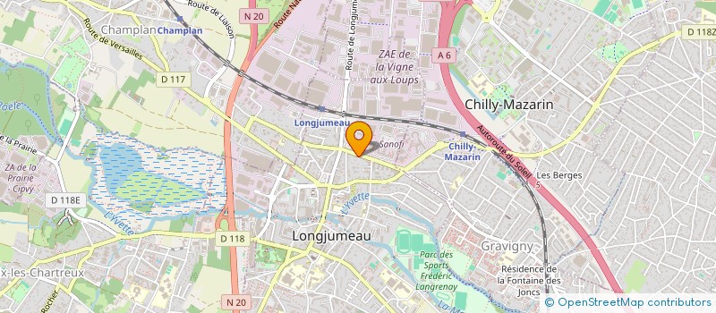 localisation de l'entreprise MONSIEUR ROMAIN CARASSUS à LONGJUMEAU