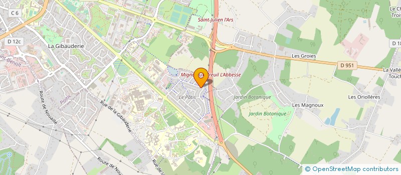 localisation de l'entreprise MONSIEUR ROMAIN CARBONE  POITIERS