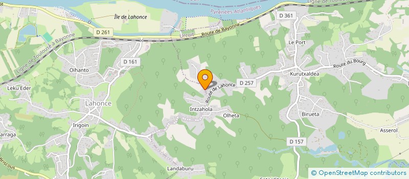 localisation de l'entreprise MONSIEUR ROMAIN CARDESSE  LAHONCE