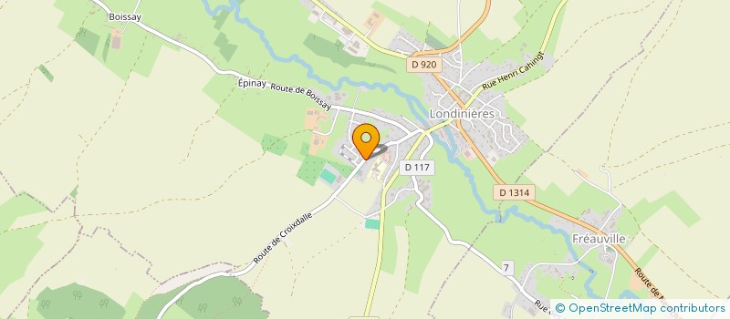 localisation de l'entreprise MONSIEUR ROMAIN CARLES  LONDINIERES