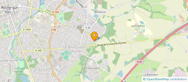 localisation de l'entreprise MONSIEUR ROMAIN CARLIER à LA ROCHE-SUR-YON