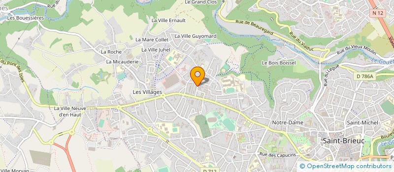 localisation de l'entreprise MONSIEUR ROMAIN CARON à SAINT-BRIEUC