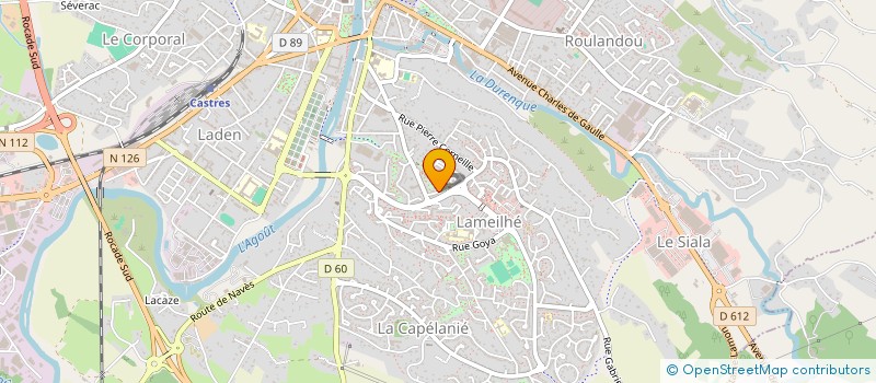 localisation de l'entreprise MONSIEUR ROMAIN CARRASCO  CASTRES