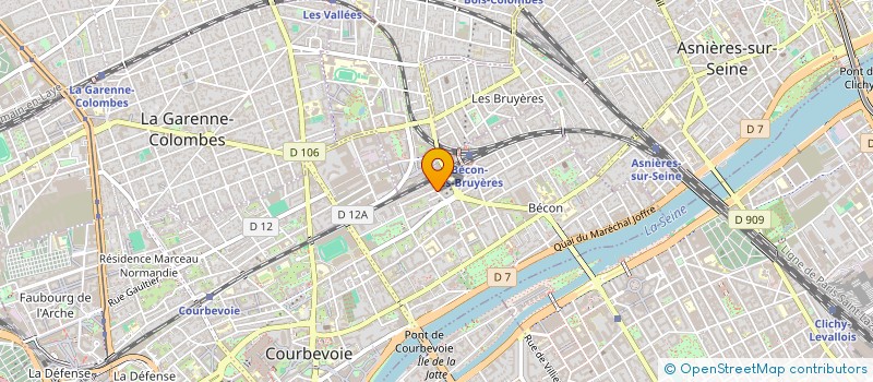 localisation de l'entreprise MONSIEUR ROMAIN CARRE à COURBEVOIE