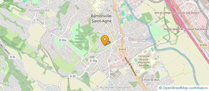 localisation de l'entreprise MONSIEUR ROMAIN CARSALADE  RAMONVILLE-SAINT-AGNE