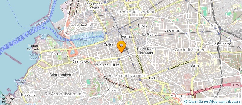 localisation de l'entreprise MONSIEUR ROMAIN CASANOVA  MARSEILLE