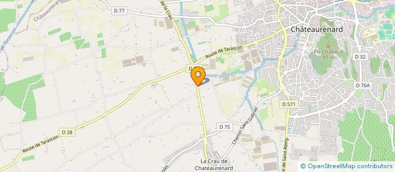 localisation de l'entreprise MONSIEUR ROMAIN CASSAN  CHATEAURENARD