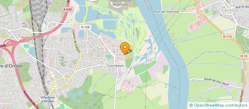 localisation de l'entreprise MONSIEUR ROMAIN CASTEIG à VILLENAVE-D'ORNON